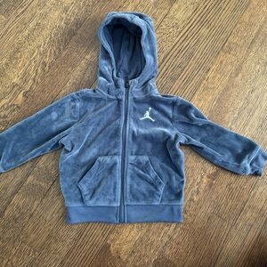 Baby Jordan velour zip up hoodie - 18 months